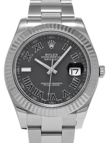 Rolex Datejust II 116334 41mm Stainless steel Gray