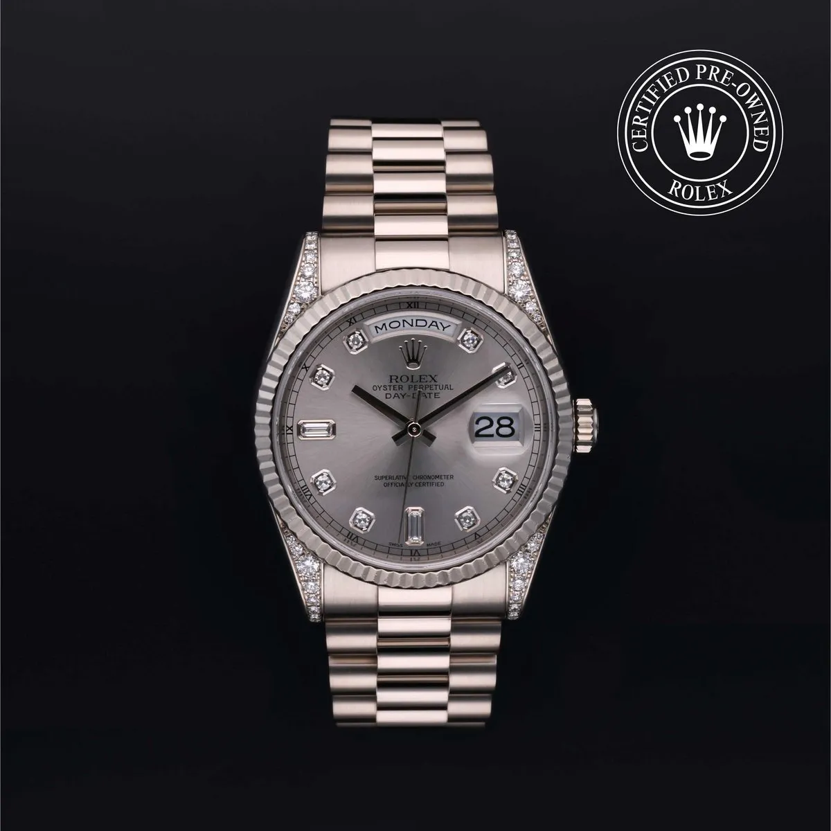 Rolex Day-Date 36 118339 36mm White gold Gray