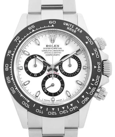 Rolex Daytona 116500LN 40mm Stainless steel White