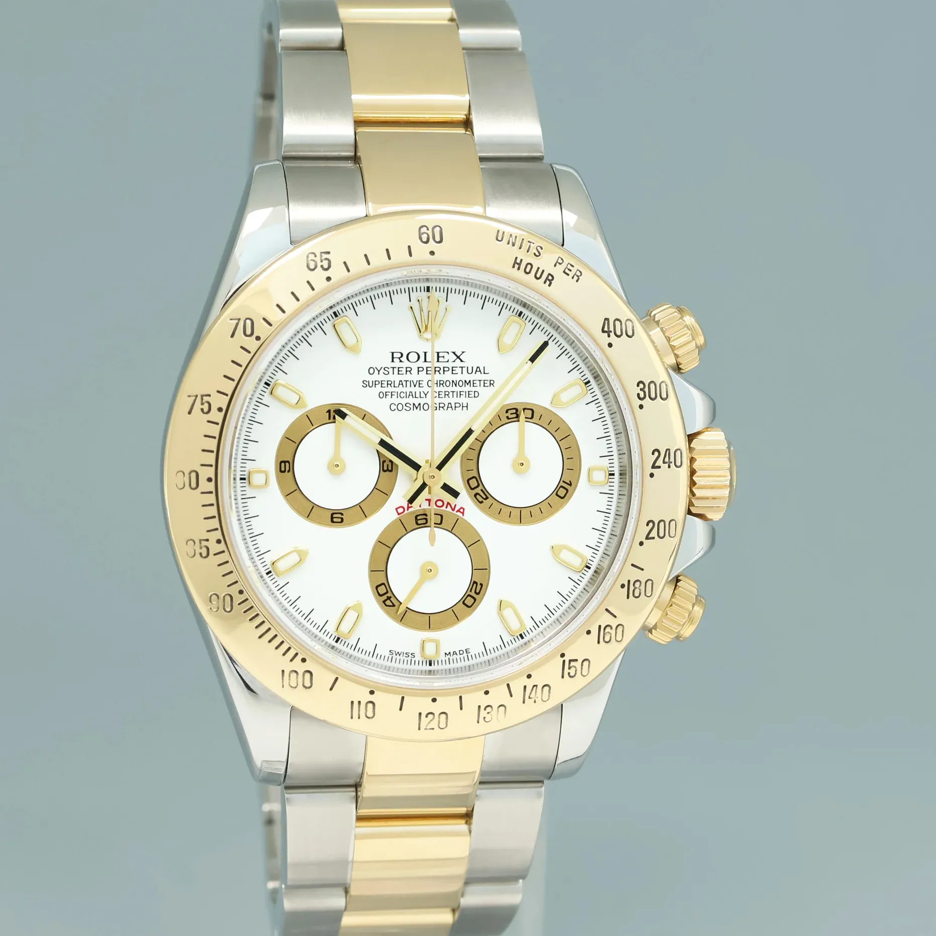 Rolex Daytona 116523-0040 40mm Yellow gold White 1