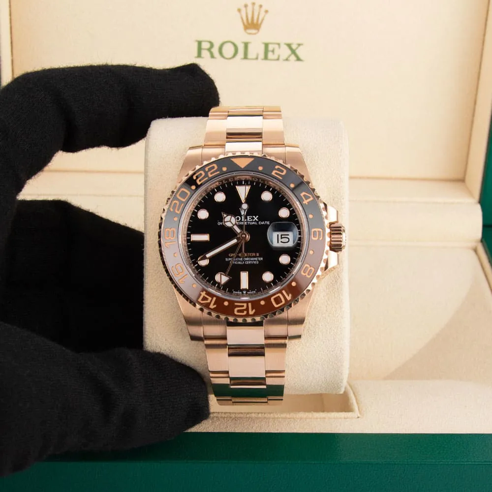 Rolex GMT-Master II 126715CHNR-0001 40mm Everose gold Black