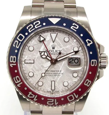 Rolex GMT-Master II 126719BLRO 40mm White gold Gray