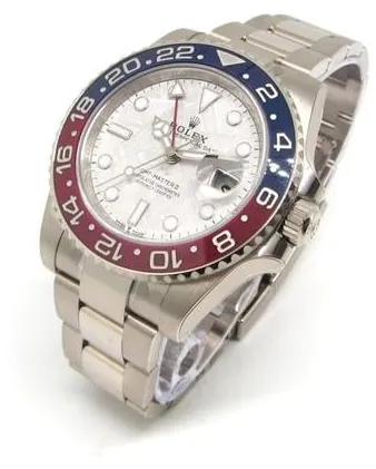 Rolex GMT-Master II 126719BLRO 40mm White gold Gray 6