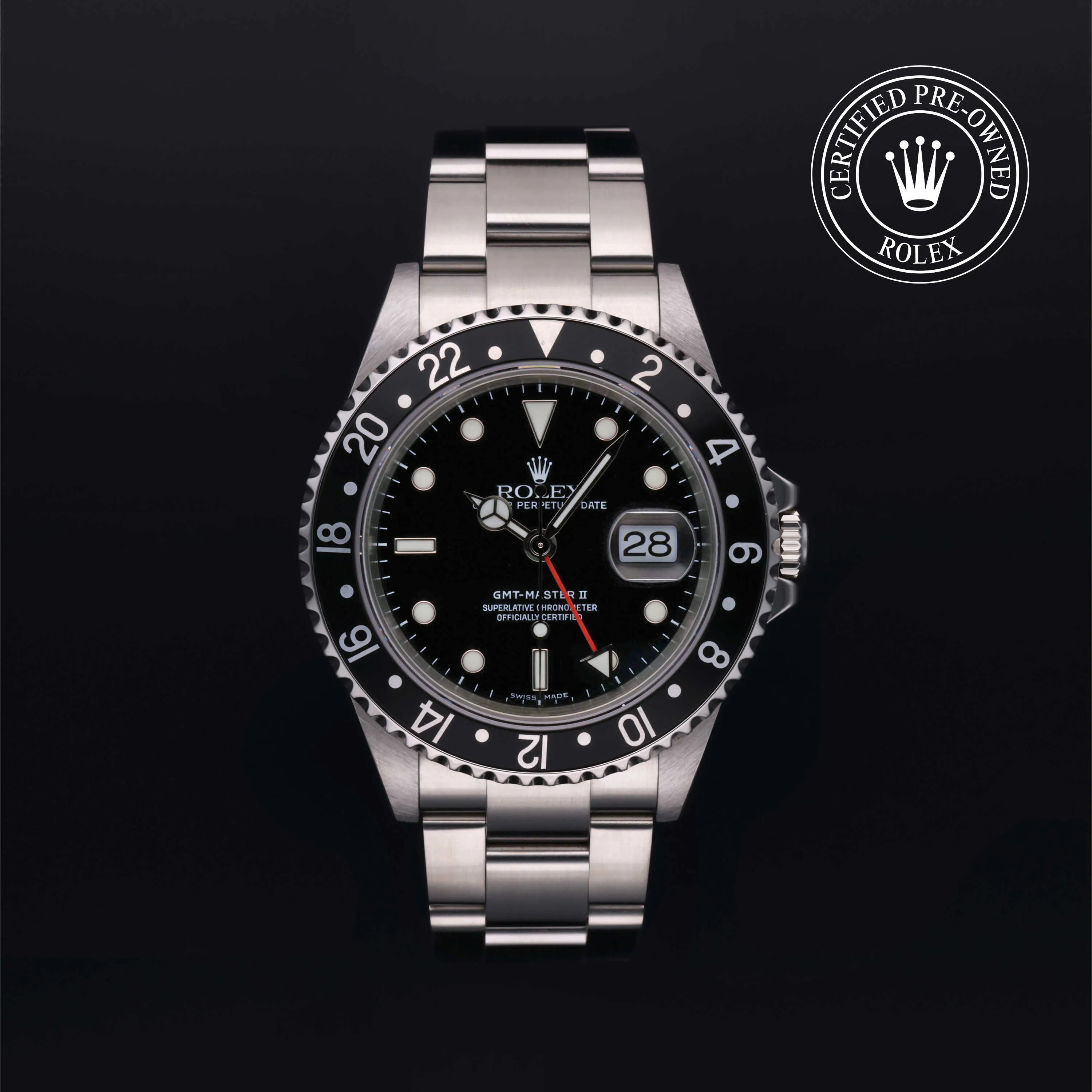 Rolex GMT-Master II 16710 40mm Stainless steel Black