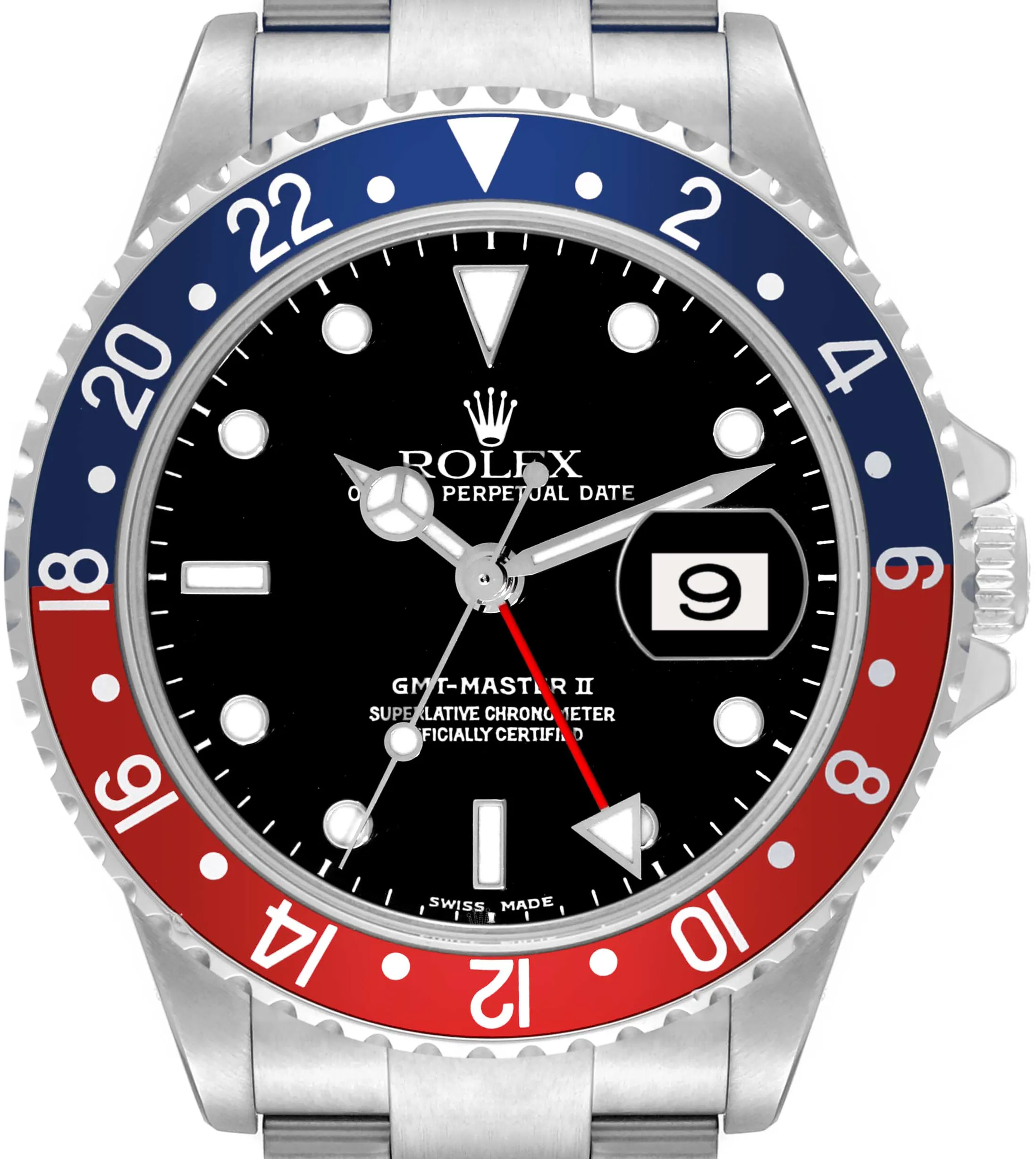 Rolex GMT-Master II 16710 40mm Stainless steel Black