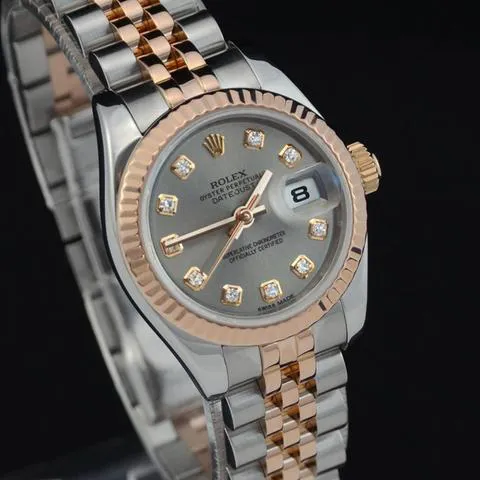 Rolex Lady-Datejust 179171 26mm Yellow gold and Stainless steel Gray 12