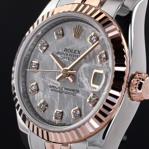 Rolex Lady-Datejust 179171 26mm Yellow gold and Stainless steel Silver 3