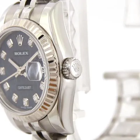 Rolex Lady-Datejust 179174G 26mm White gold Blue 1