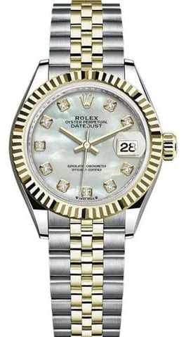 Rolex Lady-Datejust 279173 28mm Yellow gold and Stainless steel Mother-of-pearl