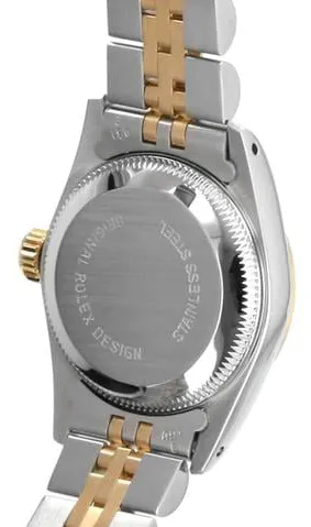 Rolex Oyster Perpetual 67193G 25mm Yellow gold and Stainless steel Champagne 2