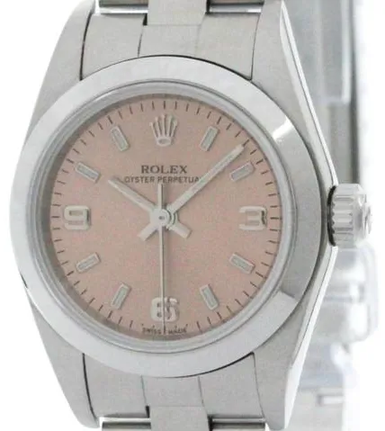 Rolex Oyster Perpetual 76080 24mm Stainless steel Orange