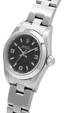 Rolex Oyster Perpetual 76080 24mm Stainless steel Black 1