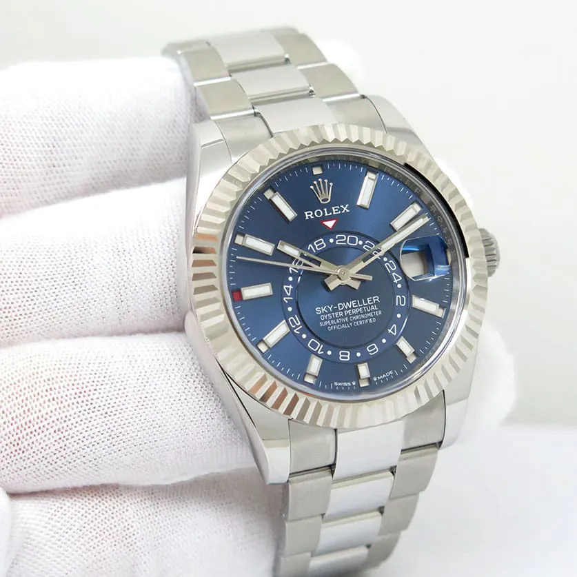 Rolex Sky-Dweller 336934-0005 42mm White gold and Oystersteel Blue