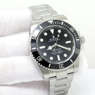 Rolex Submariner (No Date) 114060 Stainless steel Black