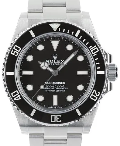 Rolex Submariner (No Date) 41 124060 41mm Stainless steel Black