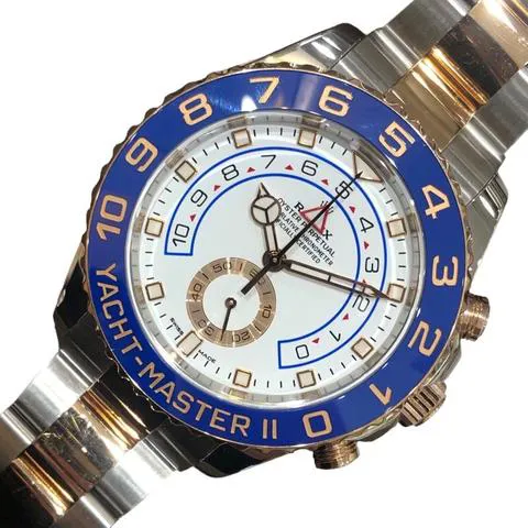 Rolex Yacht-Master II 116681 44mm Rose gold White