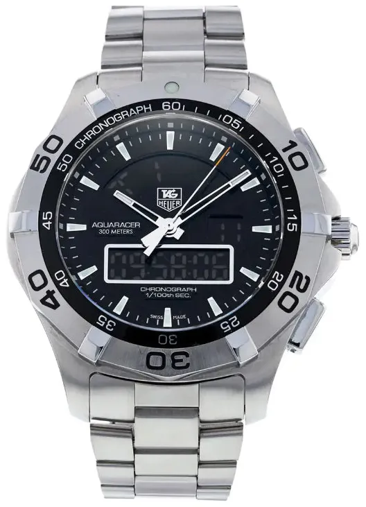 TAG Heuer Aquaracer CAF1010.BA0821 43mm Stainless steel Black