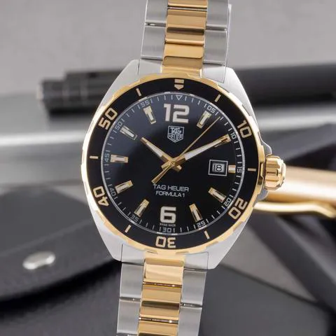 TAG Heuer Formula 1 Quartz WAZ1121.BB0879 42mm Yellow gold and Stainless steel Black