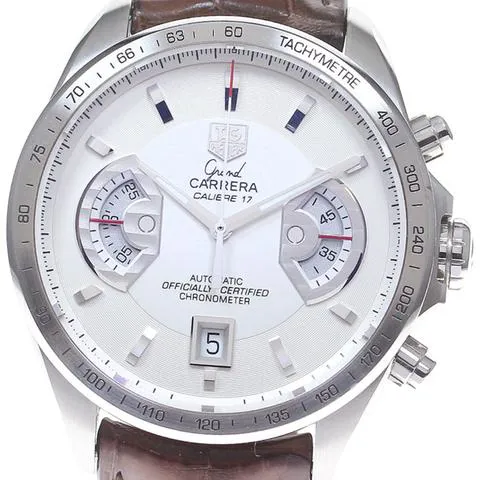 TAG Heuer Grand Carrera CAV511B 44mm Stainless steel Silver