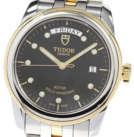 Tudor Glamour 56003 39mm yg Black