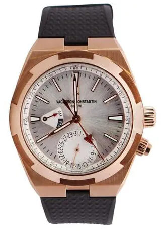 Vacheron Constantin Overseas Dual Time 7900V/000R-B336 41mm Rose gold Silver