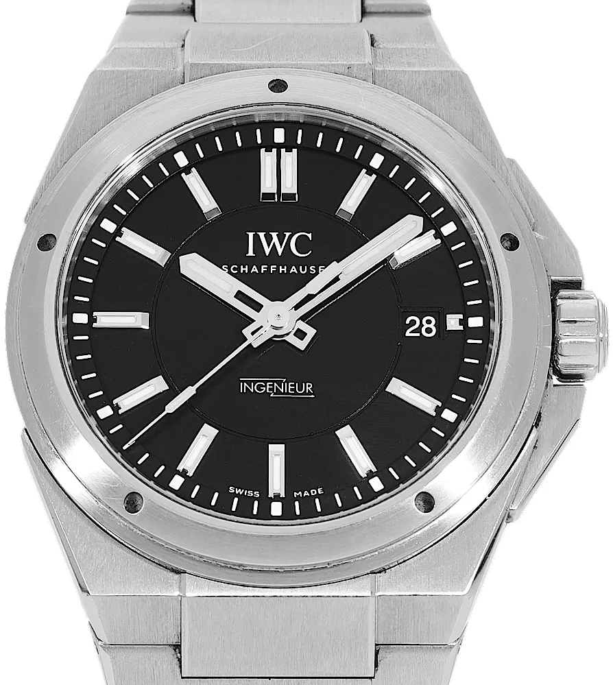 IWC Ingenieur IW323902 39mm Stainless steel Black