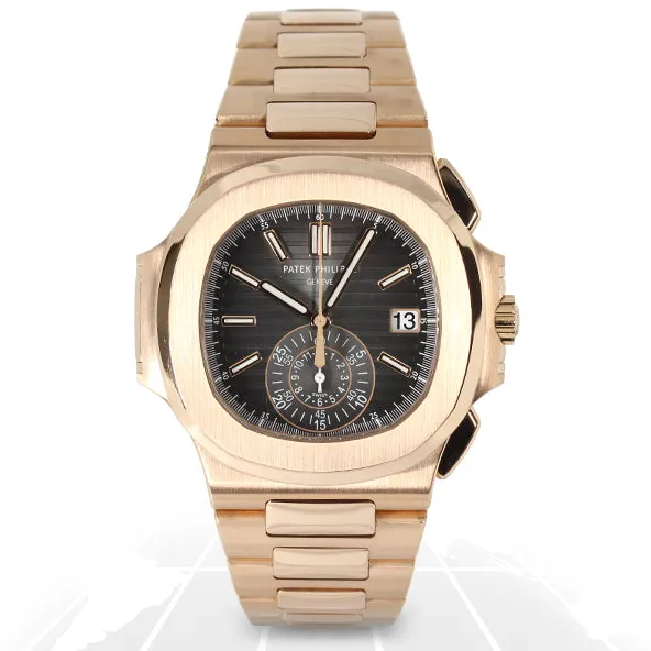 Patek Philippe Nautilus 5980/1R-001 40.5mm Rose gold Black