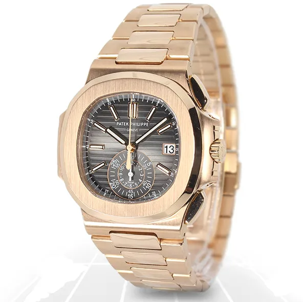 Patek Philippe Nautilus 5980/1R-001 40.5mm Rose gold Black 1