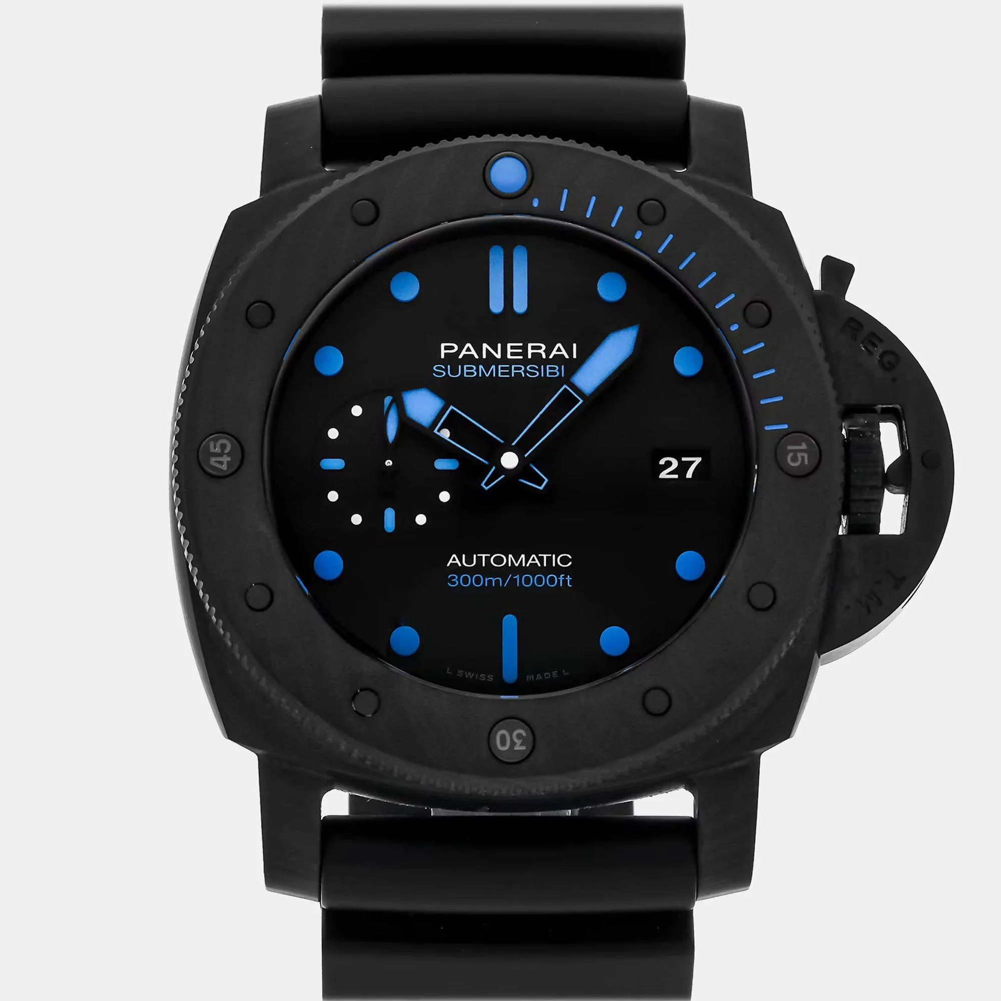 Panerai Luminor GMT Automatic PAM 01616 47mm Carbon fiber Black