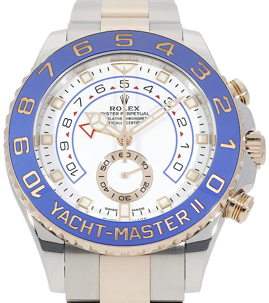 Rolex Yacht-Master II 116681 42mm Yellow gold Weiß