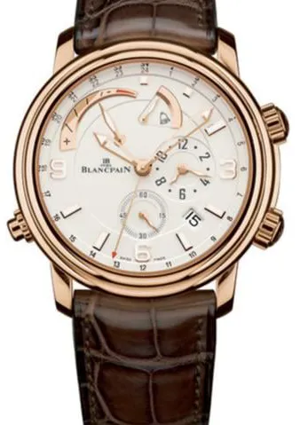 Blancpain Léman Réveil GMT 2841-3642-53B Rose gold White