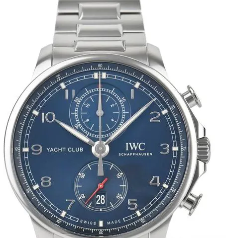 IWC Portugieser IW390701 44.5mm Stainless steel Blue 1