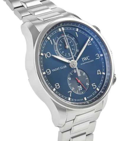 IWC Portugieser IW390701 44.5mm Stainless steel Blue 2