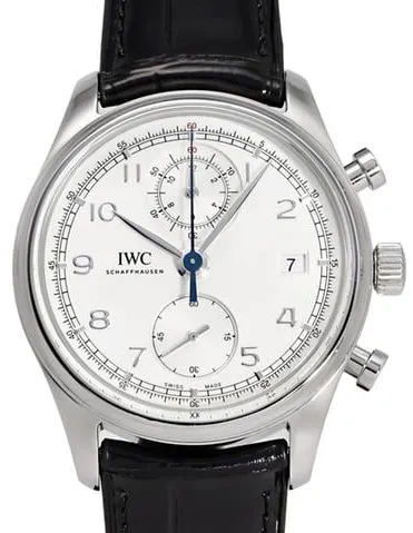 IWC Portuguese Chronograph IW390403 42mm Stainless steel Silver