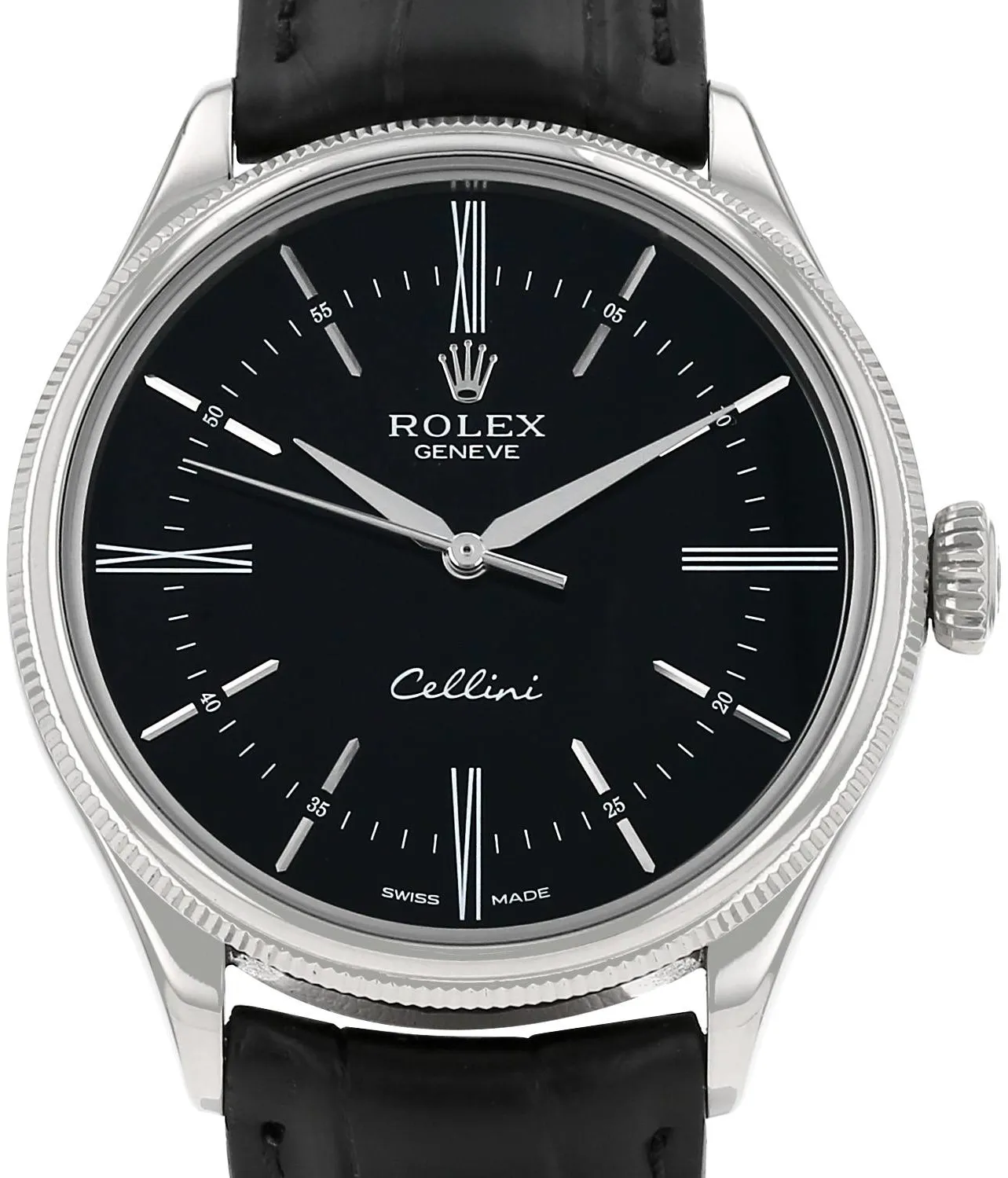 Rolex Cellini 50509 39mm White gold Black