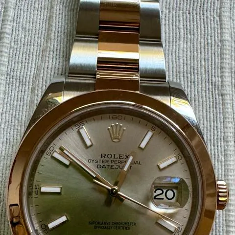 Rolex Datejust 41 126301 41mm Yellow gold and Stainless steel Rose 4