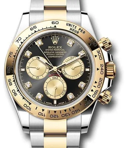 Rolex Daytona 126503 40mm Yellow gold and Stainless steel Black