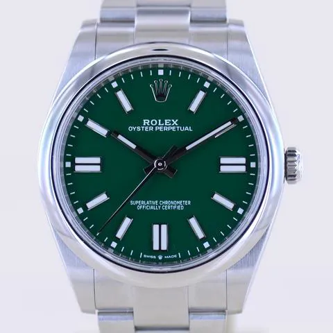 Rolex Oyster Perpetual 41 124300 41mm Stainless steel Green