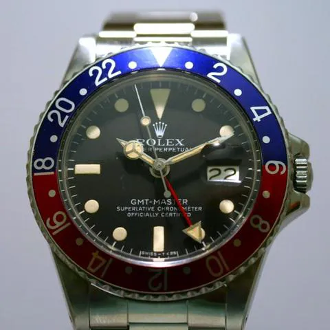 Rolex GMT-Master 1675 40mm Stainless steel Black