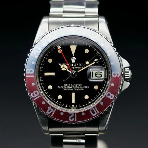 Rolex GMT-Master 1675 40mm Stainless steel Black