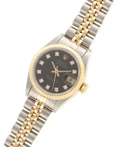 Rolex Datejust 69173G 26mm YG Black 1