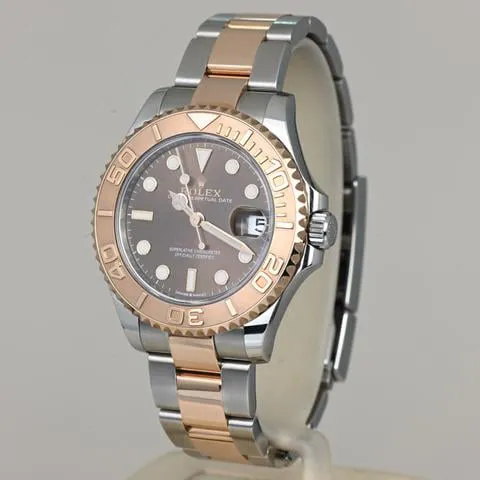 Rolex Yacht-Master 37 268621 37mm Yellow gold and Stainless steel Brown 1