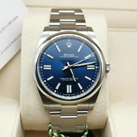 Rolex Oyster Perpetual 41 124300 41mm Stainless steel Blue