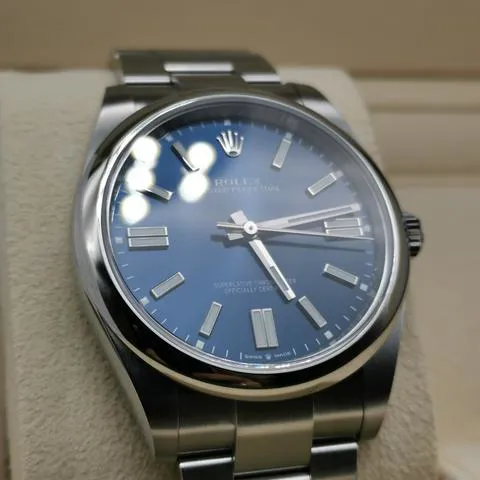 Rolex Oyster Perpetual 41 124300 41mm Stainless steel Blue 1