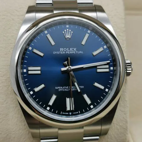 Rolex Oyster Perpetual 41 124300 41mm Stainless steel Blue 4