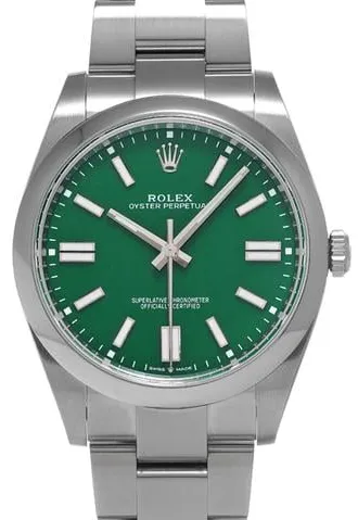 Rolex Oyster Perpetual 41 124300 41mm Stainless steel Green