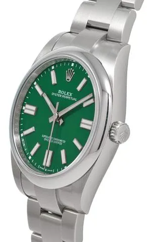 Rolex Oyster Perpetual 41 124300 41mm Stainless steel Green 1