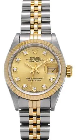 Rolex Datejust 69173G 26mm Stainless steel Champagne