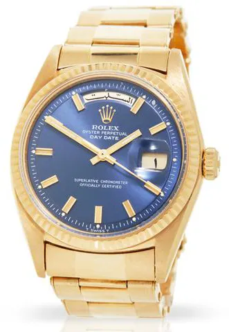 Rolex Day-Date 36 1803 36mm Yellow gold Blue