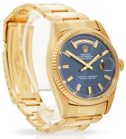 Rolex Day-Date 36 1803 36mm Yellow gold Blue 2